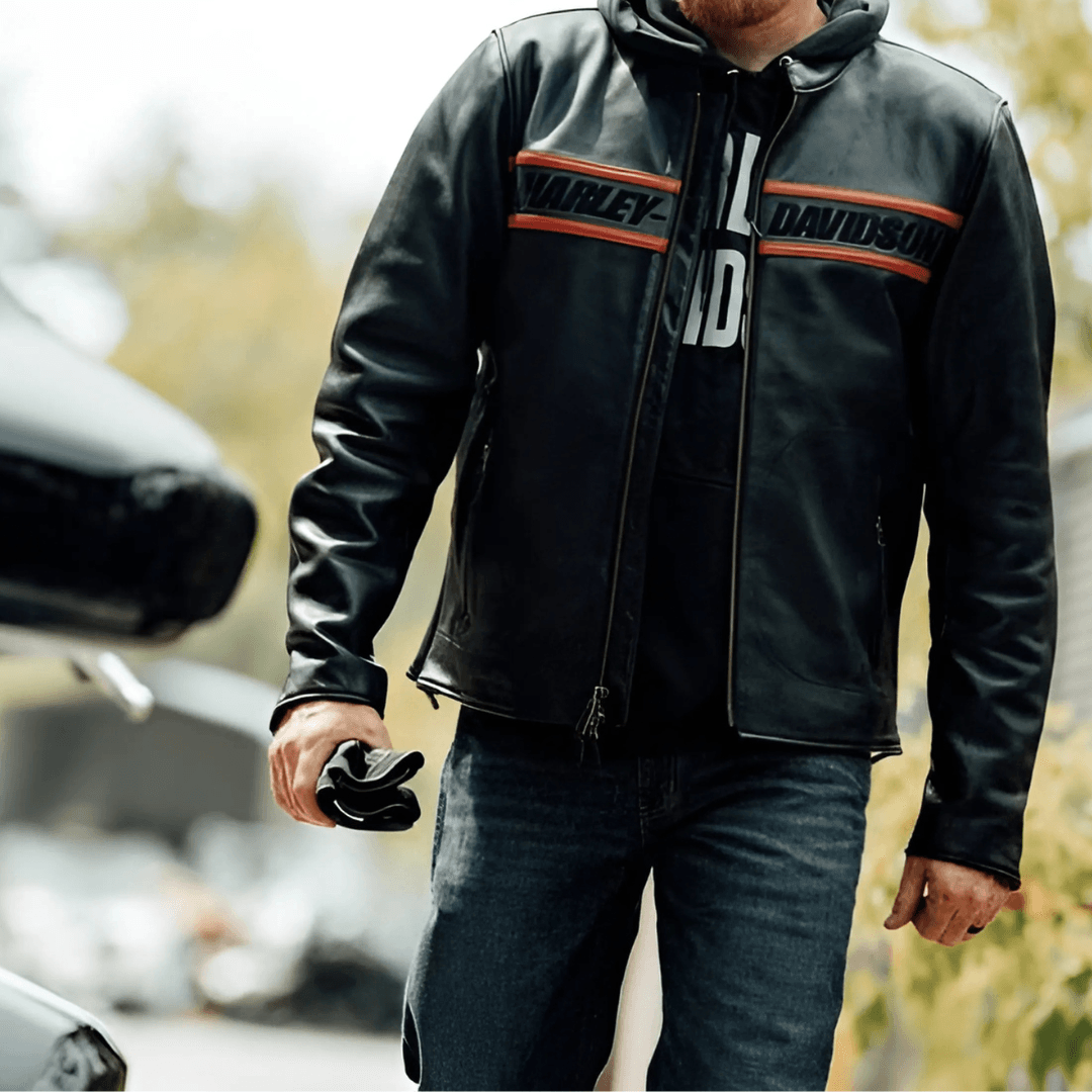 Men's Harley Victory Lane Leather Jacket