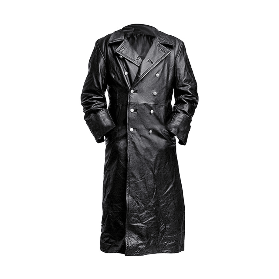 WWII German Waffen Elite Officer’s Leather Coat - Bull Armour