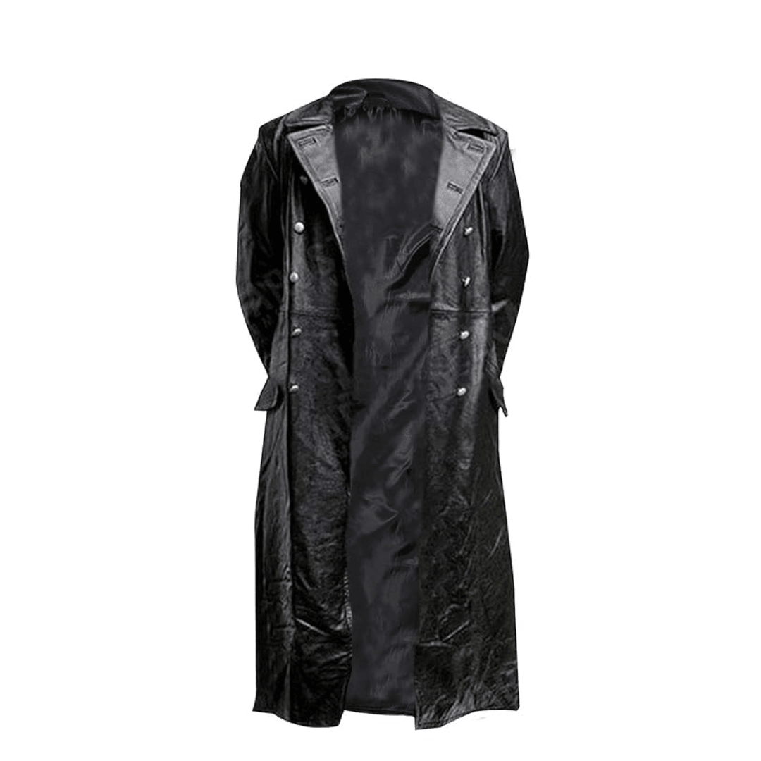 WWII German Waffen Elite Officer’s Leather Coat - Bull Armour