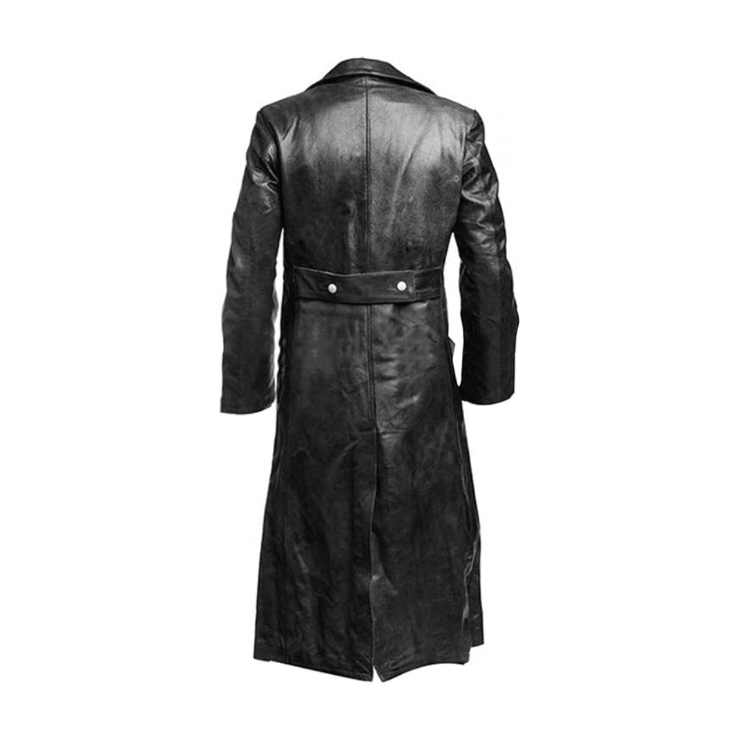 WWII German Waffen Elite Officer’s Leather Coat - Bull Armour