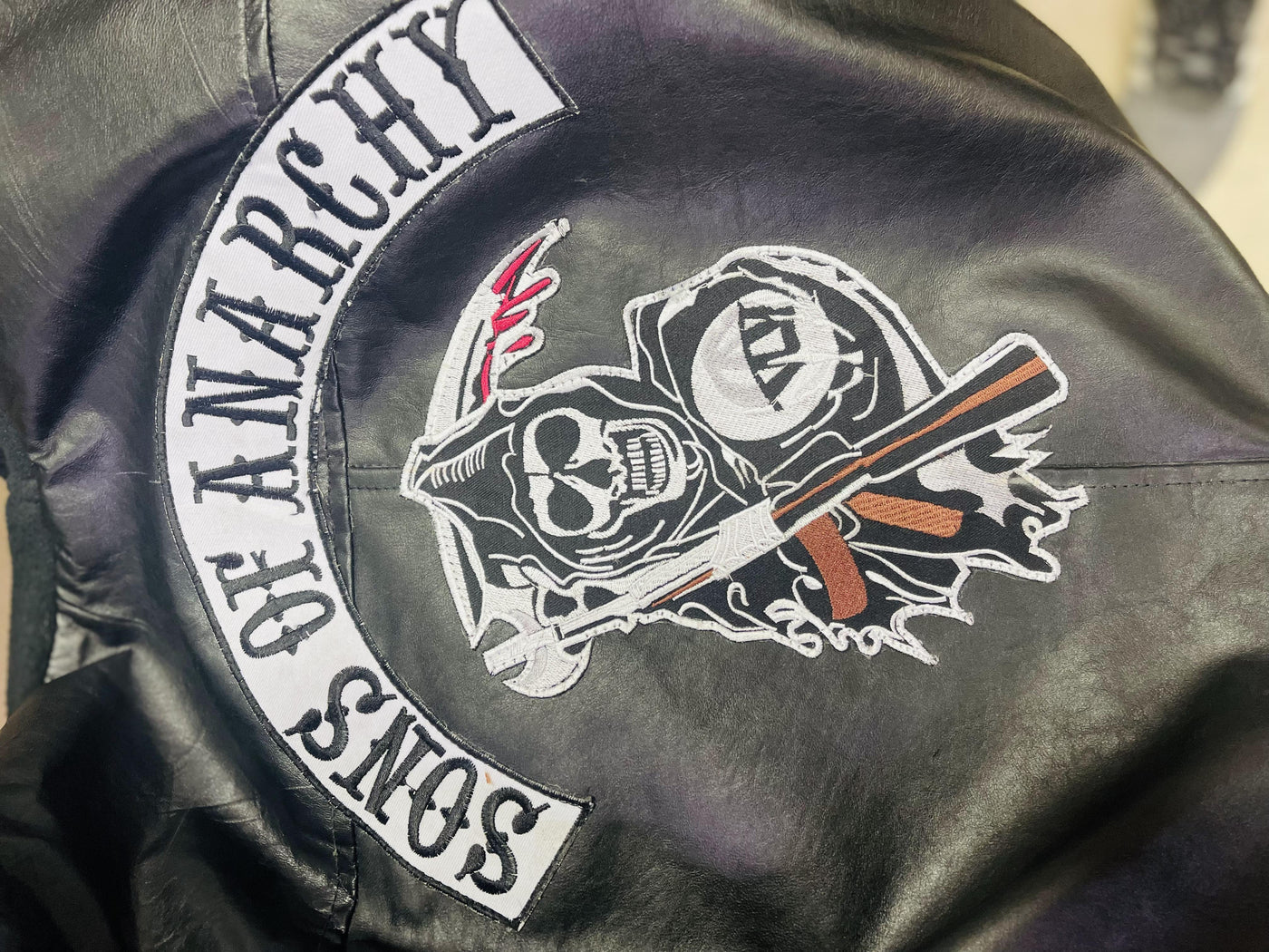 Son's Of Anarchy Leather Jacket - Anarch - Bull Armour