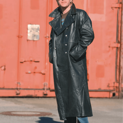 WWII German Waffen Elite Officer’s Leather Coat - Bull Armour