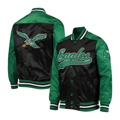 Men’s Renegade Philadelphia Varsity Jacket - Eagles Letterman Bomber Jacket - Bull Armour