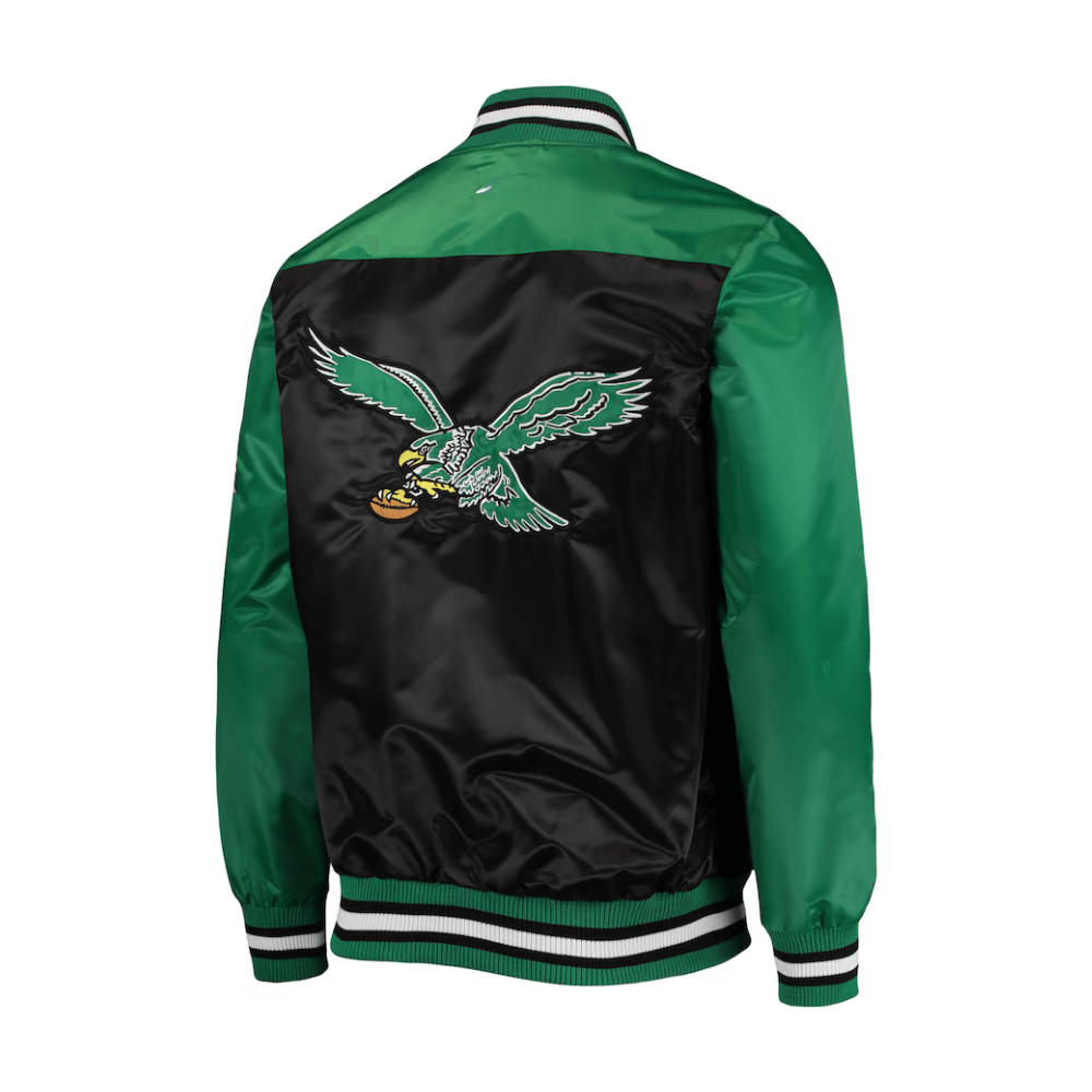 Men’s Renegade Philadelphia Varsity Jacket - Eagles Letterman Bomber Jacket - Bull Armour