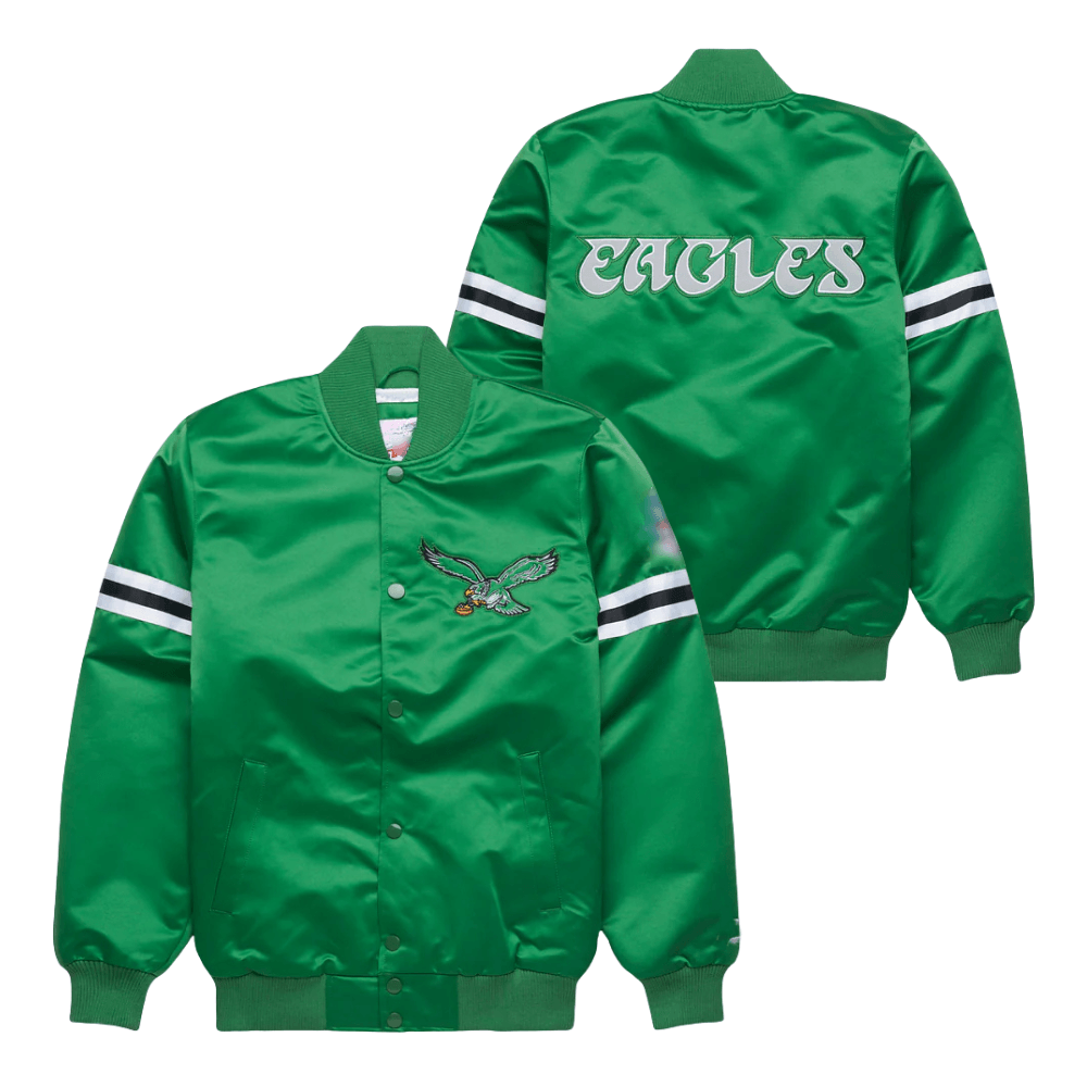 Men’s Renegade Philadelphia Varsity Jacket - Eagles Letterman Bomber Jacket - Bull Armour