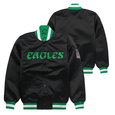Men’s Renegade Philadelphia Varsity Jacket - Eagles Letterman Bomber Jacket - Bull Armour