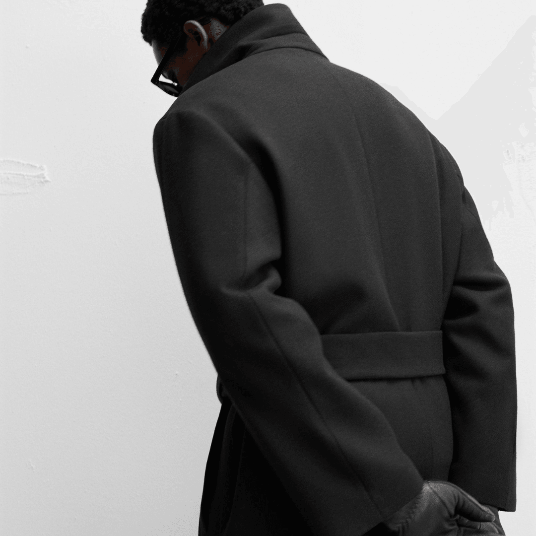 Men's Double Breasted Wool Trench Coat | Summer Trench Coat - Bull Armour