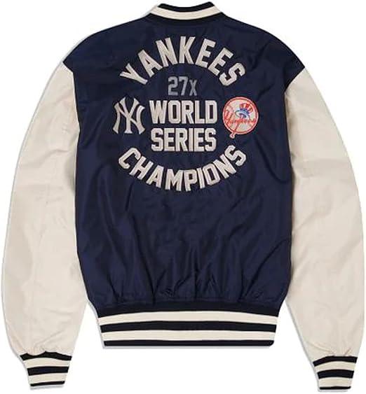 Men’s New York College Lettermen Varsity Jacket | MA-1 Yanks Varsity - Bull Armour