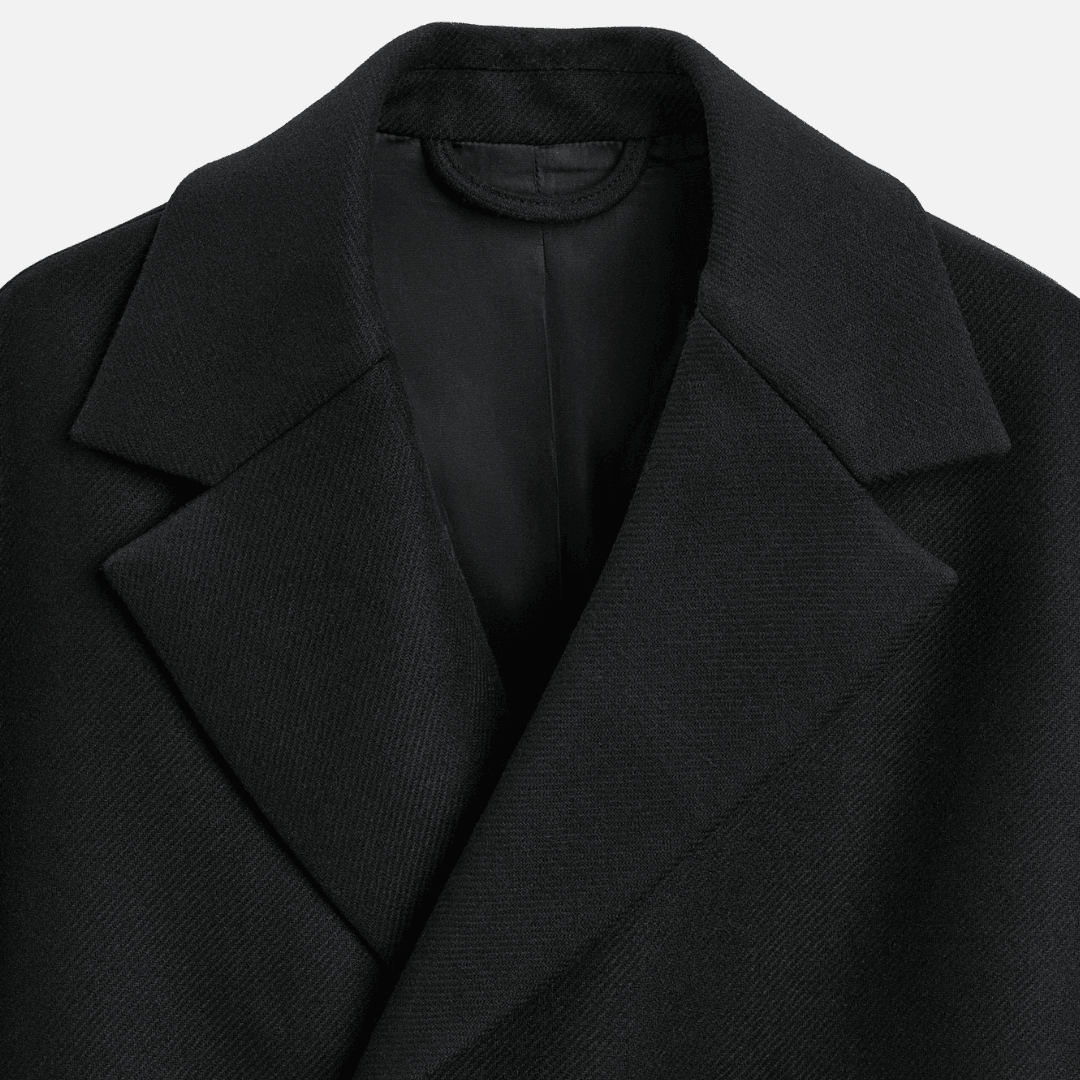 Men's Double Breasted Wool Trench Coat | Summer Trench Coat - Bull Armour