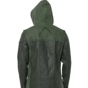 Green Arrow Hooded DC Comic TV Series Stylish Jacket