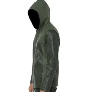 Green Arrow Hooded DC Comic TV Series Stylish Jacket