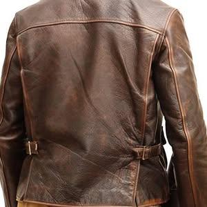 Indiana Jones Calf Skin Bomber Leather Jacket