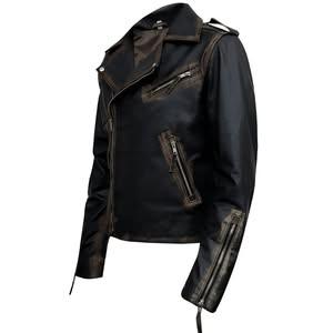 Women's Coco Rub Off Slim Fit Biker Jacket