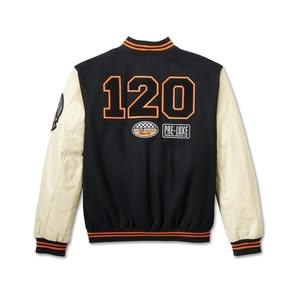 Men's Harley H-D Baseball Bomber Varsity Jacket