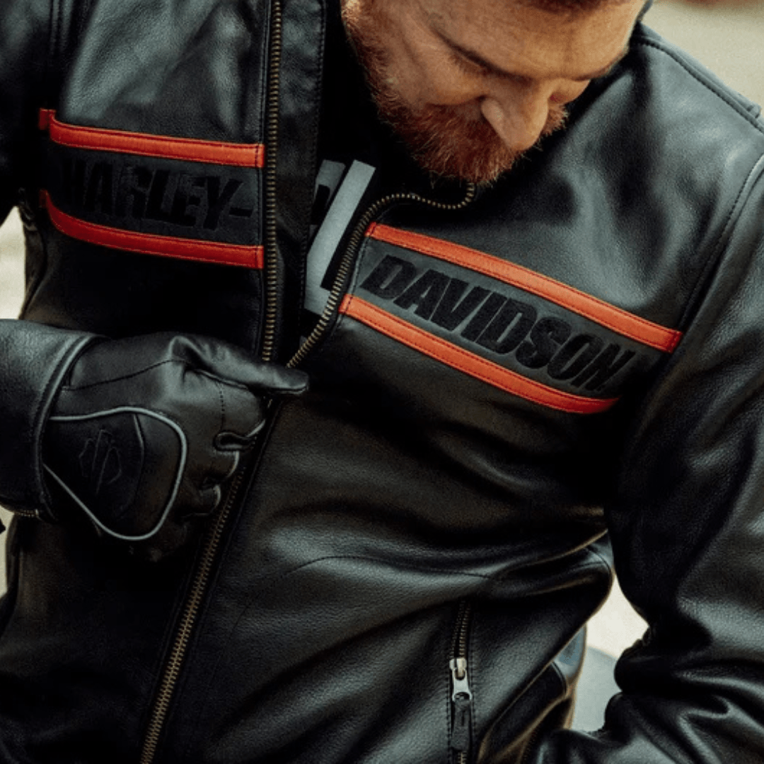 Men's Harley Victory Lane Leather Jacket