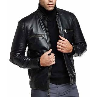 Vintage Biker Mark Wahlberg Style Jacket