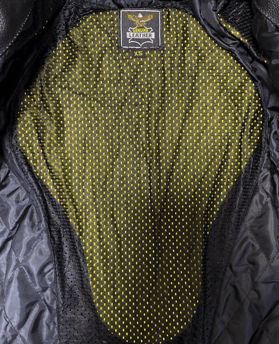 Men's Malboro Racer Leather Jacket - Bull Armour