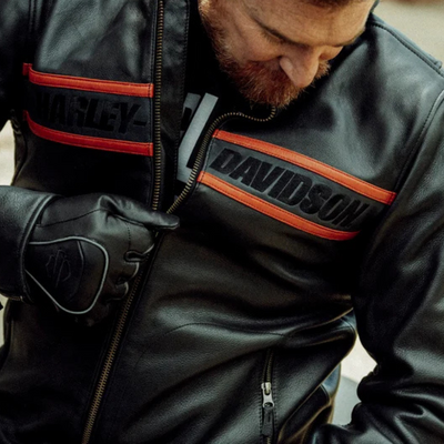 Men's Harley Victory Lane Leather Jacket
