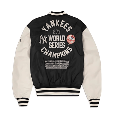 Men’s New York College Lettermen Varsity Jacket | MA-1 Yanks Varsity - Bull Armour